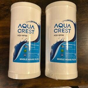 Aqua Crest Water Filter 2-Pack White 5-Micron Whole House AQU-WF88 Replacement